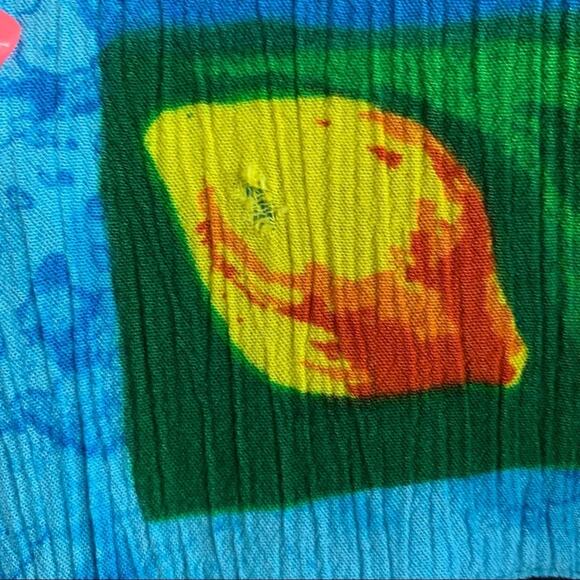 BOP Vintage Art to Wear Tropical Scene Women in Action Art Vibrant Artsy 1X - Picture 12 of 15